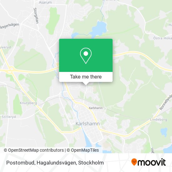 Postombud, Hagalundsvägen map