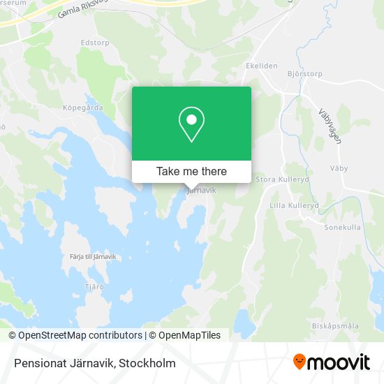 Pensionat Järnavik map