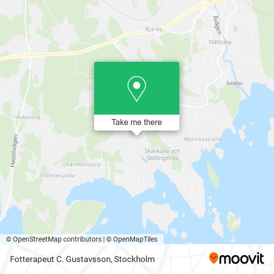 Fotterapeut C. Gustavsson map