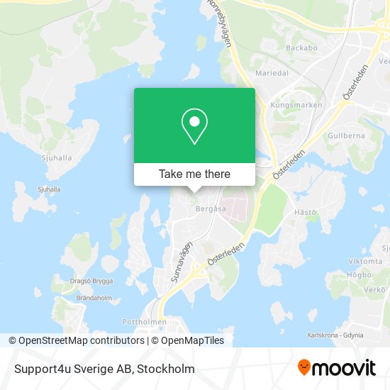 Support4u Sverige AB map