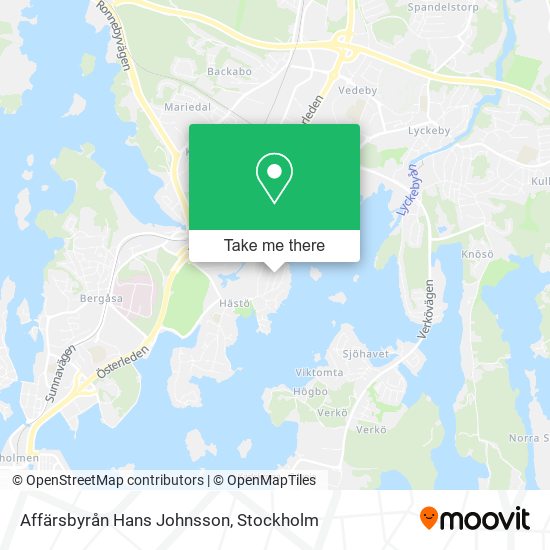 Affärsbyrån Hans Johnsson map