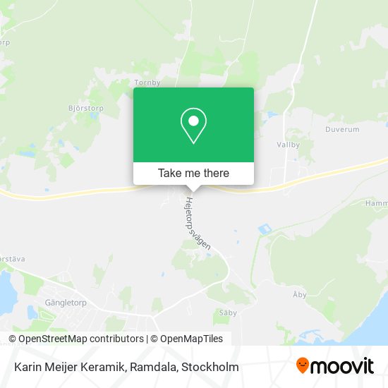 Karin Meijer Keramik, Ramdala map