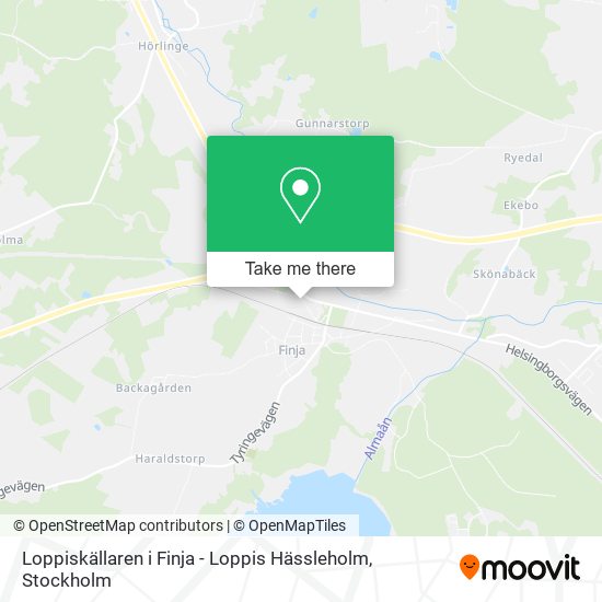 Loppiskällaren i Finja - Loppis Hässleholm map