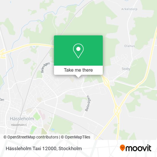 Hässleholm Taxi 12000 map