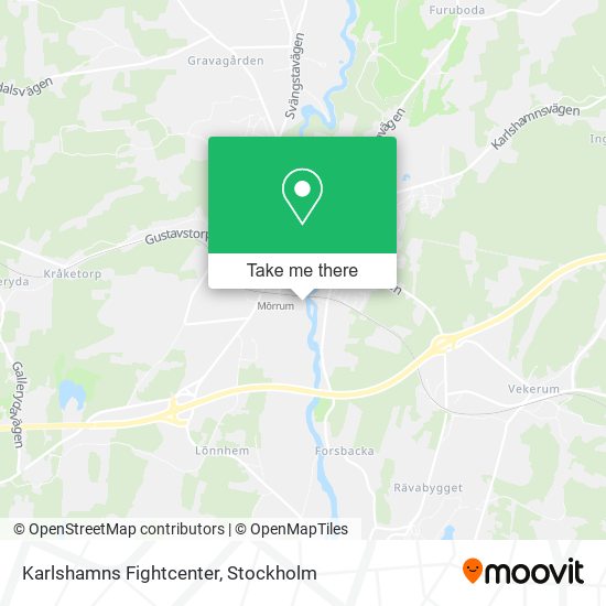 Karlshamns Fightcenter map