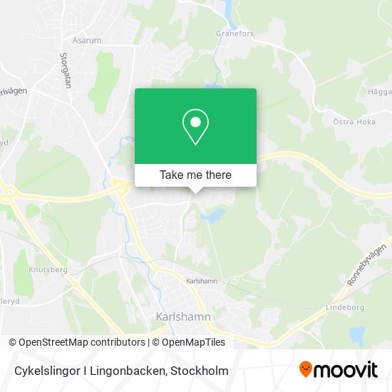 Cykelslingor I Lingonbacken map