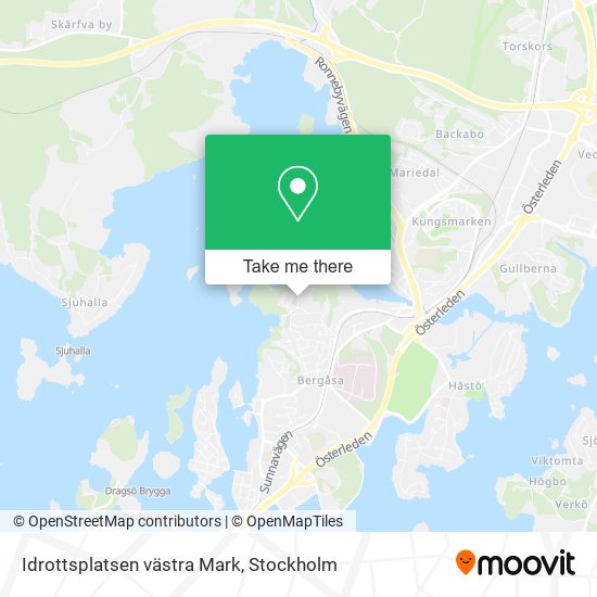 Idrottsplatsen västra Mark map