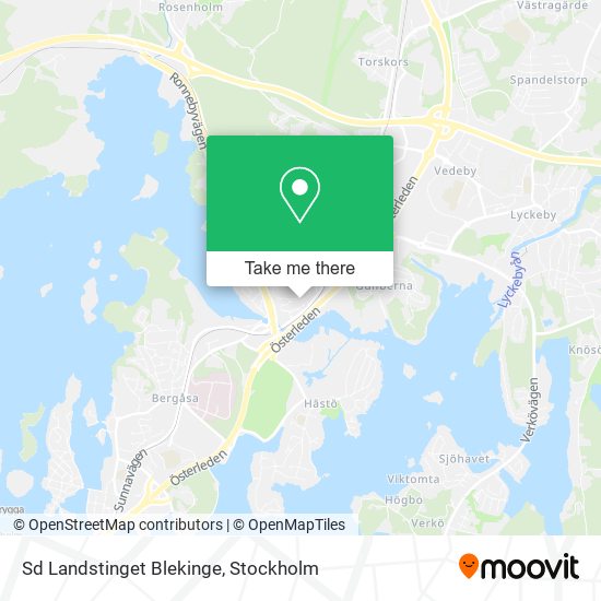 Sd Landstinget Blekinge map