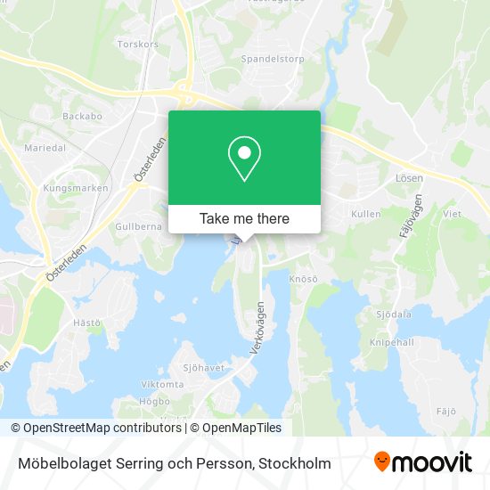 Möbelbolaget Serring och Persson map