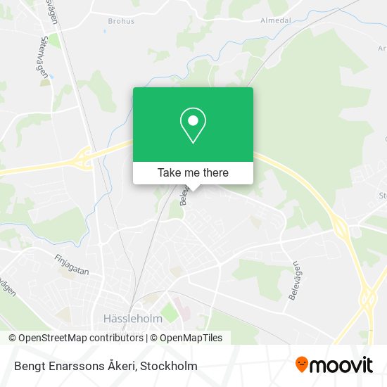 Bengt Enarssons Åkeri map