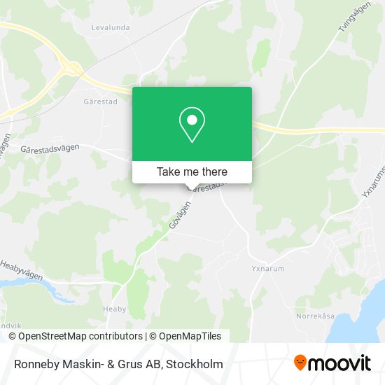 Ronneby Maskin- & Grus AB map