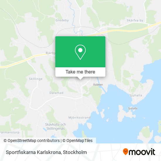 Sportfiskarna Karlskrona map