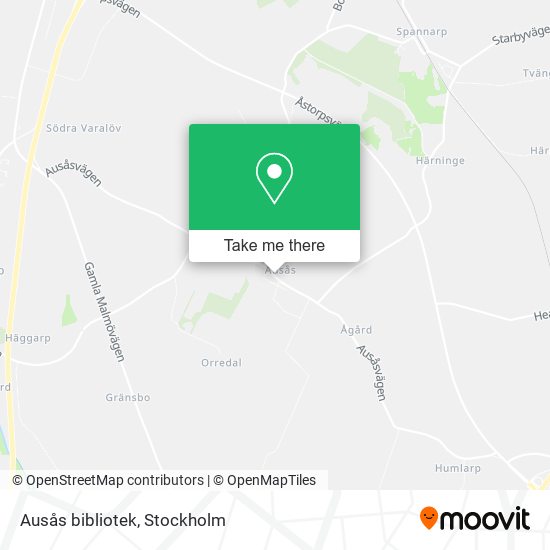 Ausås bibliotek map