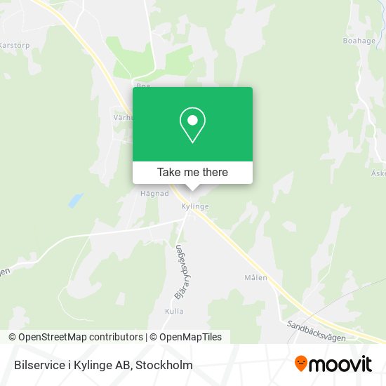 Bilservice i Kylinge AB map