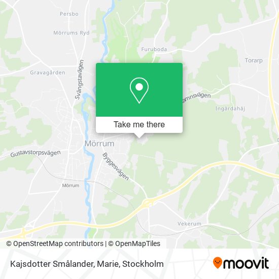 Kajsdotter Smålander, Marie map
