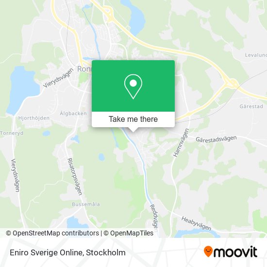 Eniro Sverige Online map