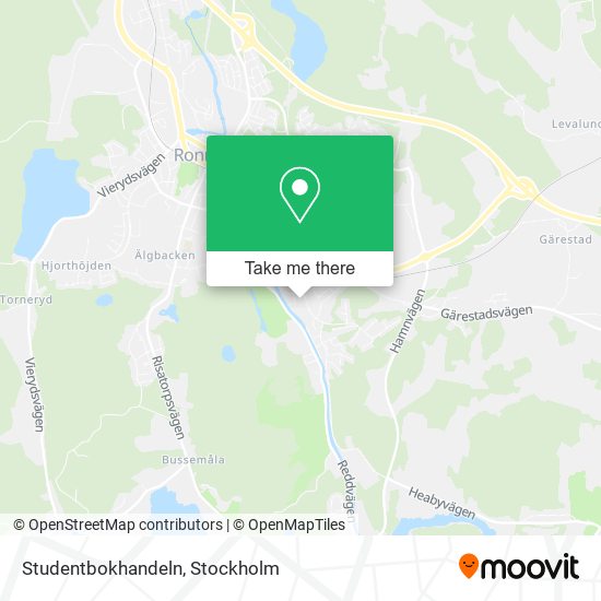 Studentbokhandeln map