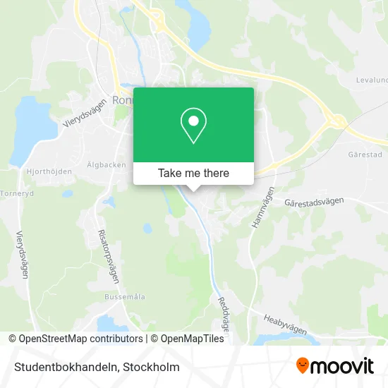 Studentbokhandeln map