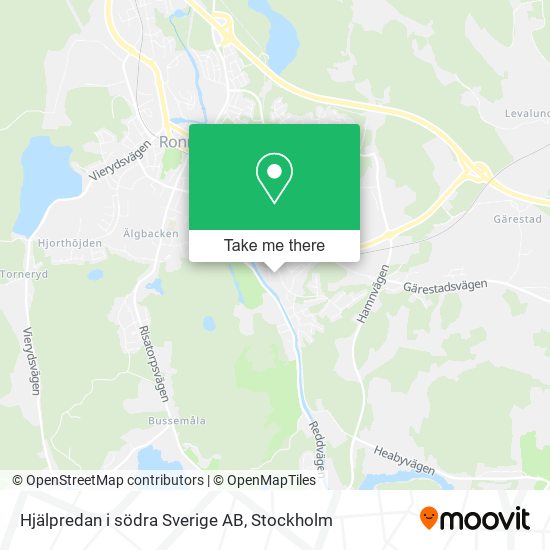 Hjälpredan i södra Sverige AB map