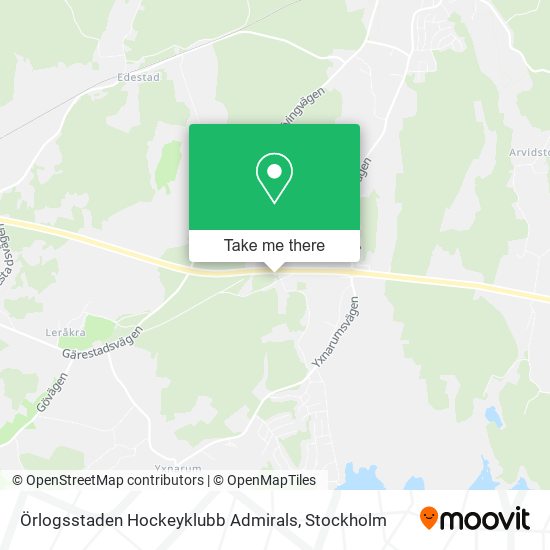 Örlogsstaden Hockeyklubb Admirals map