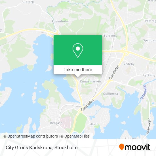 City Gross Karlskrona map