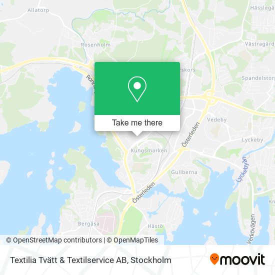 Textilia Tvätt & Textilservice AB map