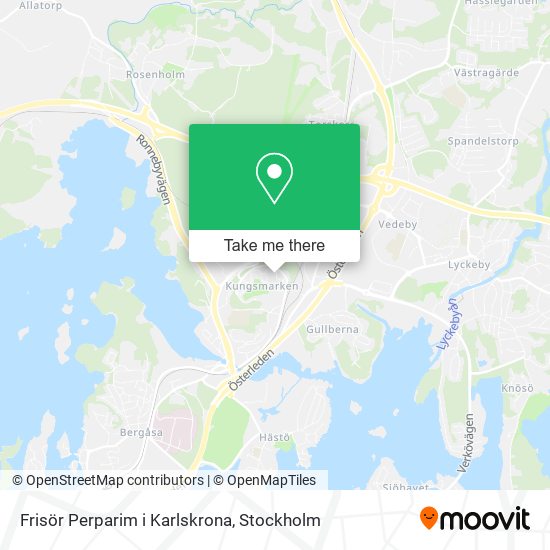 Frisör Perparim i Karlskrona map