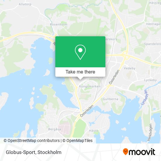 Globus-Sport map