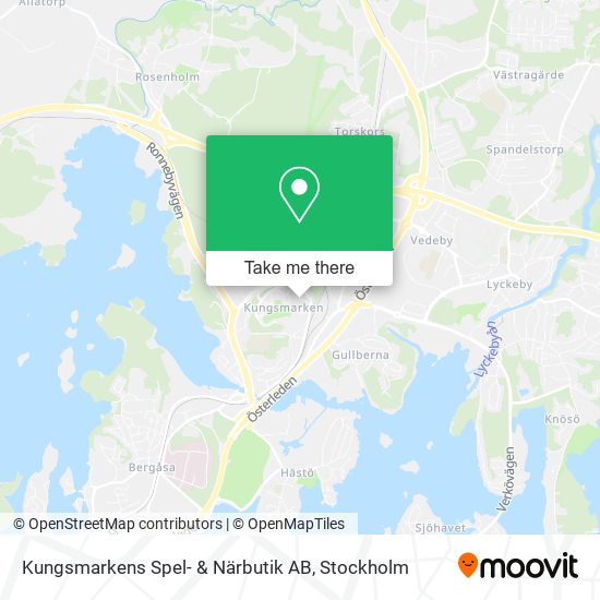 Kungsmarkens Spel- & Närbutik AB map