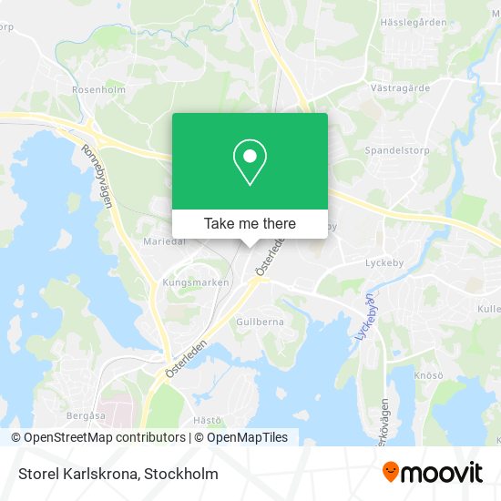 Storel Karlskrona map