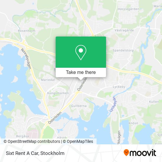 Sixt Rent A Car map