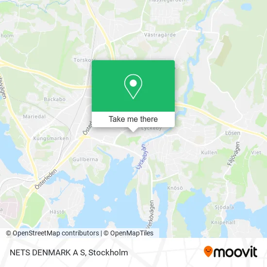 NETS DENMARK A S map