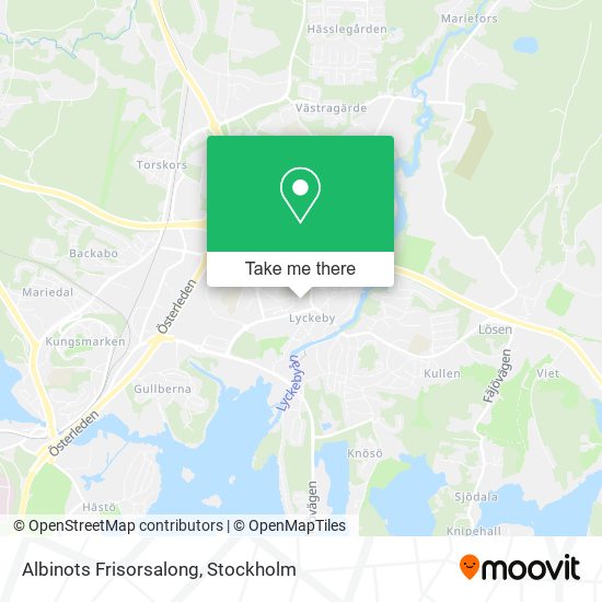 Albinots Frisorsalong map