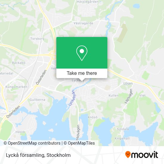 Lyckå församling map