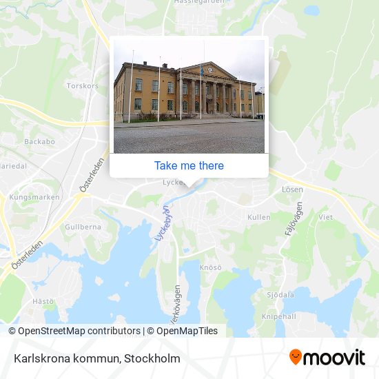 Karlskrona kommun map