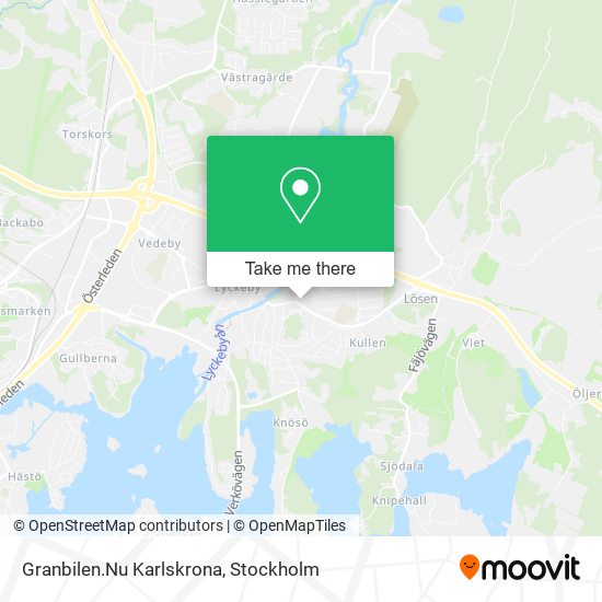Granbilen.Nu Karlskrona map