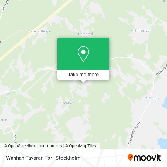Wanhan Tavaran Tori map