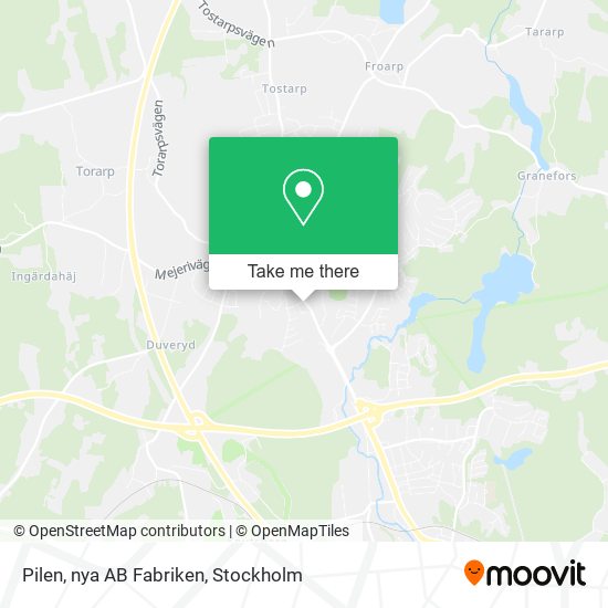 Pilen, nya AB Fabriken map