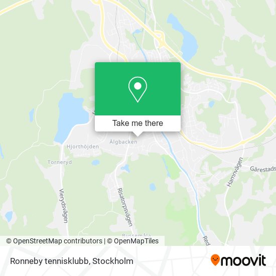 Ronneby tennisklubb map