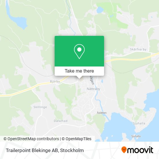 Trailerpoint Blekinge AB map