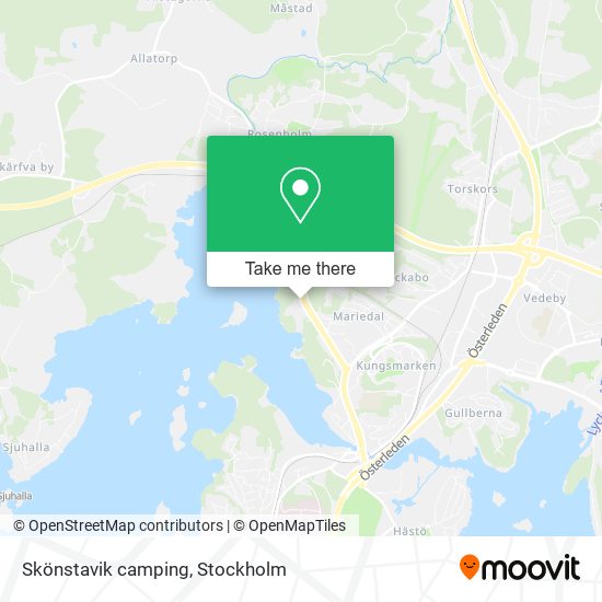 Skönstavik camping map