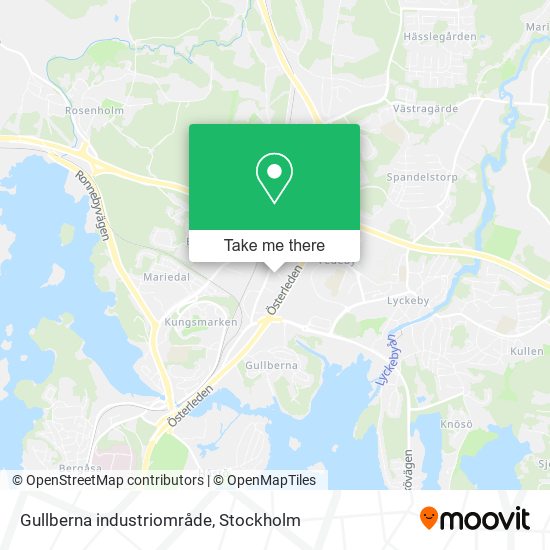 Gullberna industriområde map