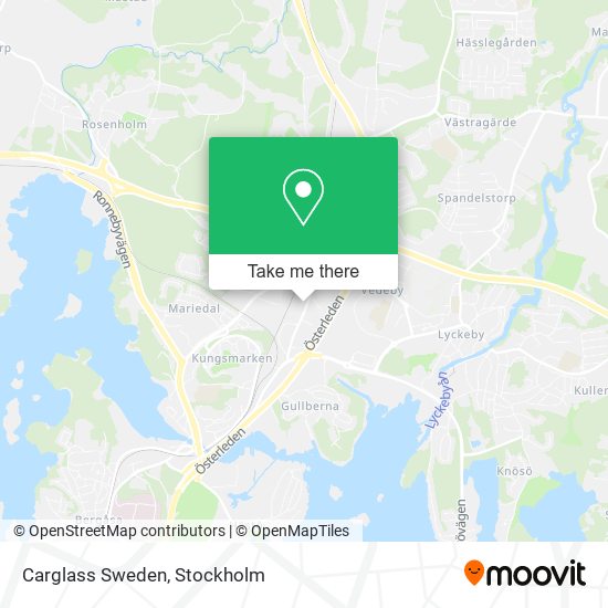 Carglass Sweden map