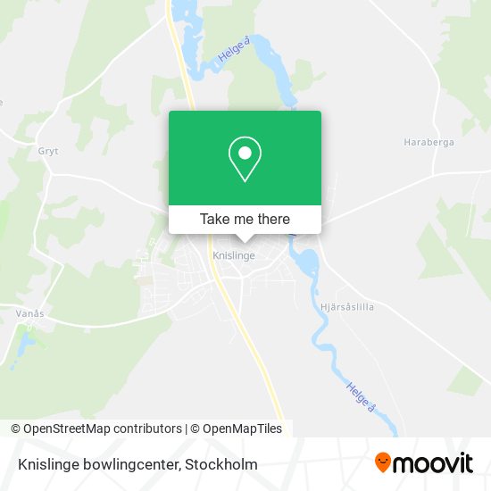 Knislinge bowlingcenter map