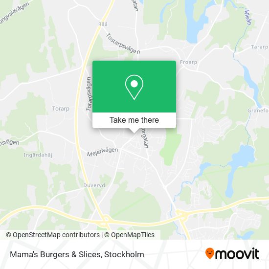 Mama's Burgers & Slices map