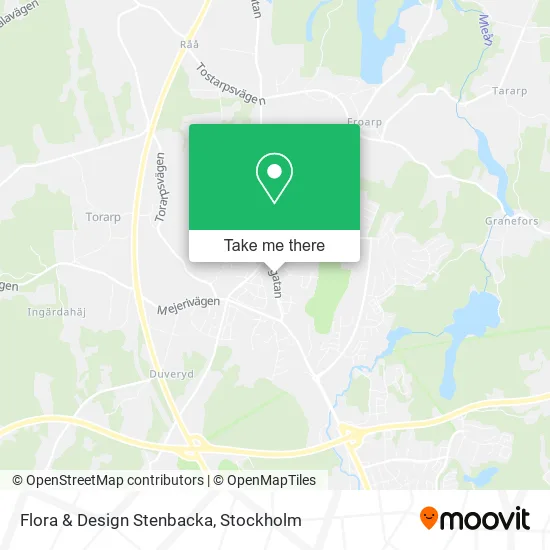 Flora & Design Stenbacka map