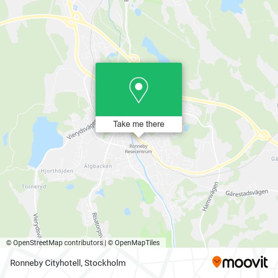 Ronneby Cityhotell map