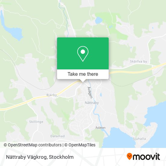 Nättraby Vägkrog map