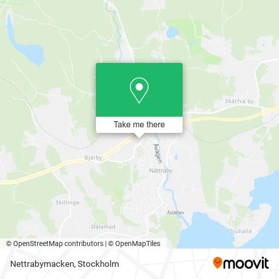 Nettrabymacken map