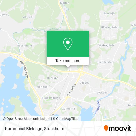 Kommunal Blekinge map